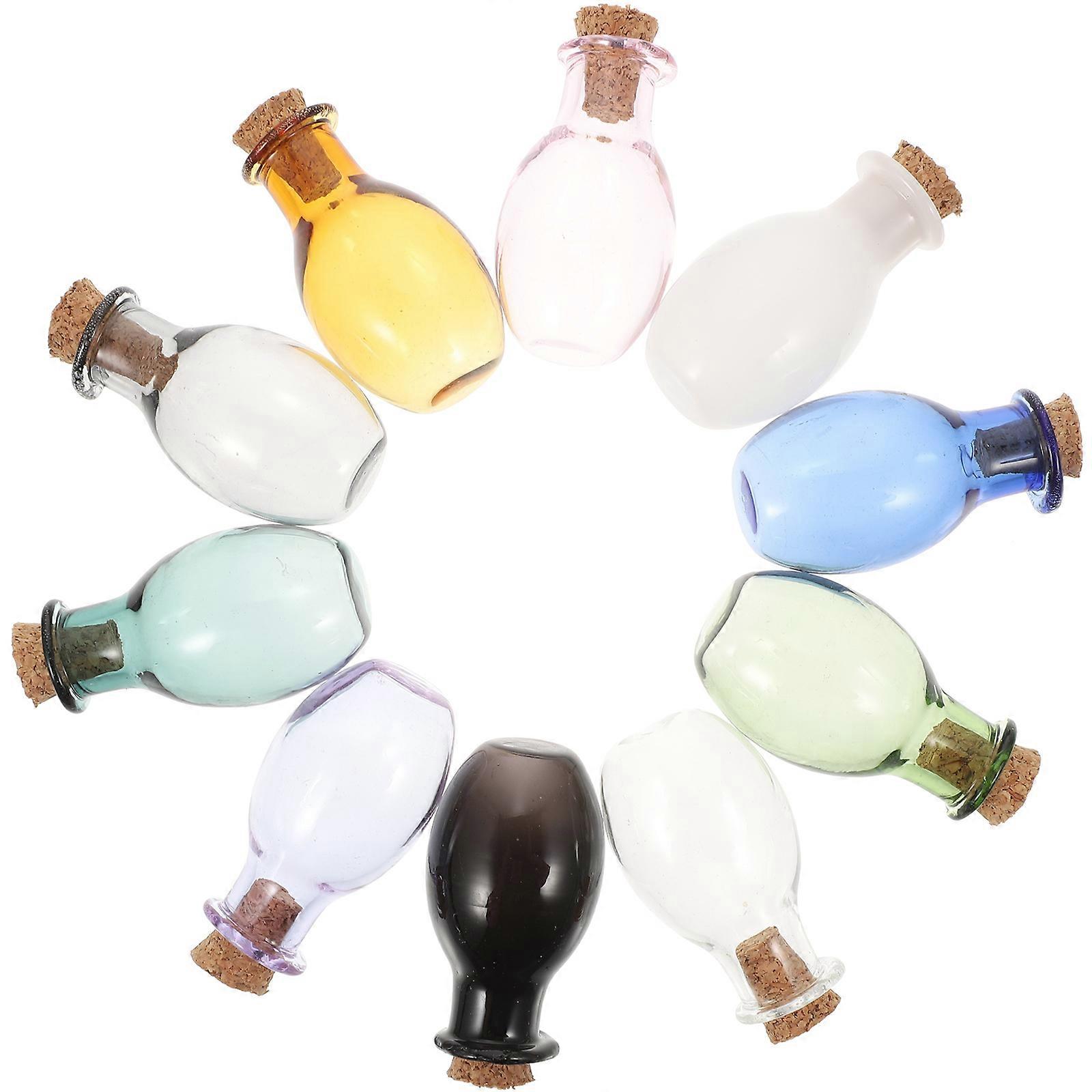 Wishing Bottle Mini Wishing Bottles for DIY with 50Pcs Assorted Colors