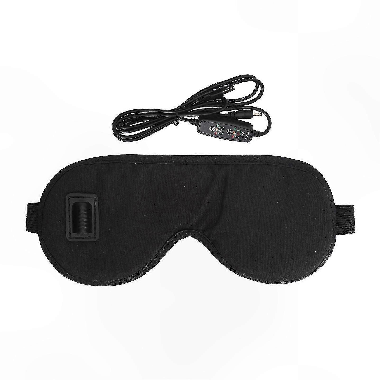 USB-Powered Eye Heating Mask with 3 Temperature Settings for Home, Travel, and Office Use