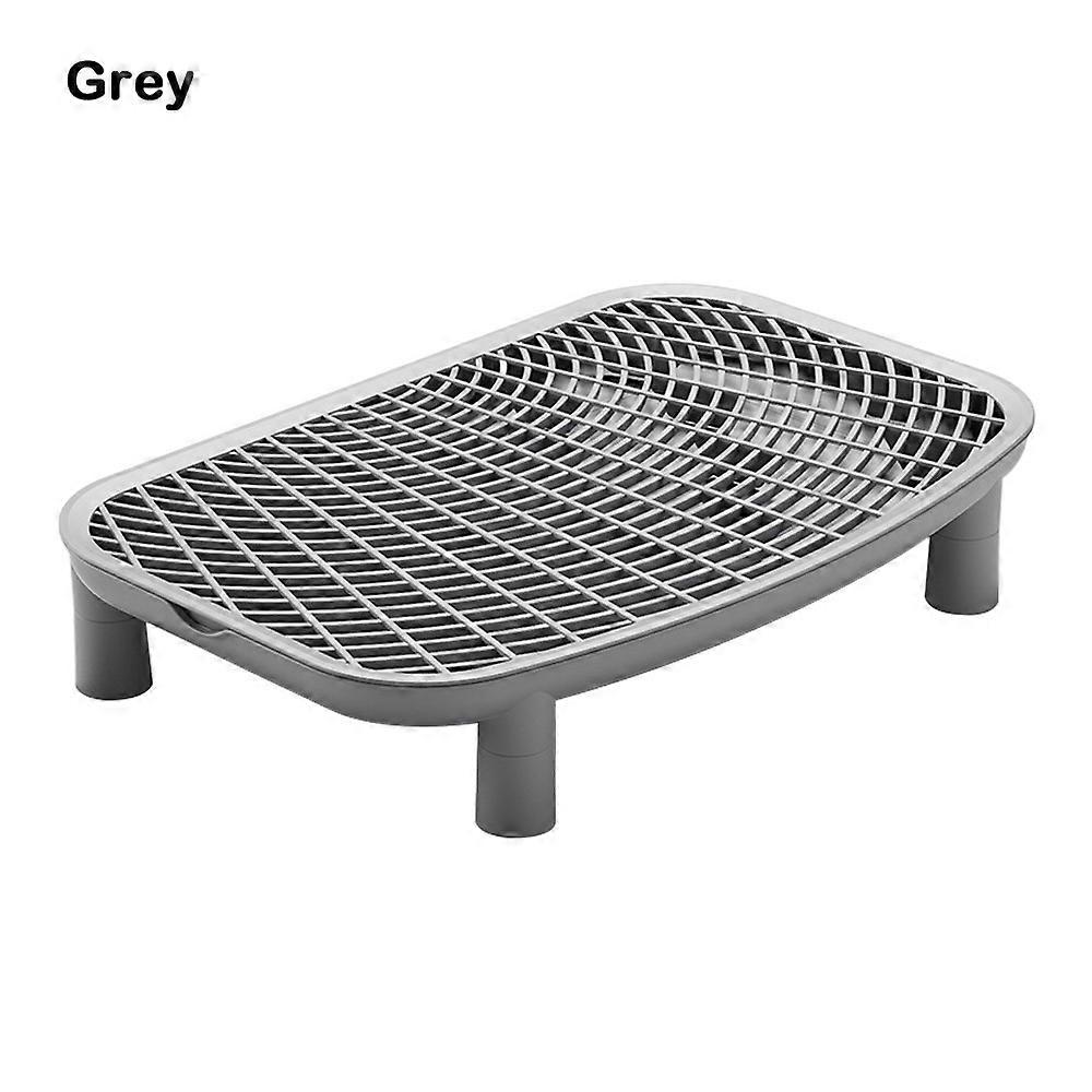 Plastic Pet Cat Litter Mat Anti-carrying Heightened Cat Litter Pad Double-layer Multi-color Cat Rubbing Foot Control Table