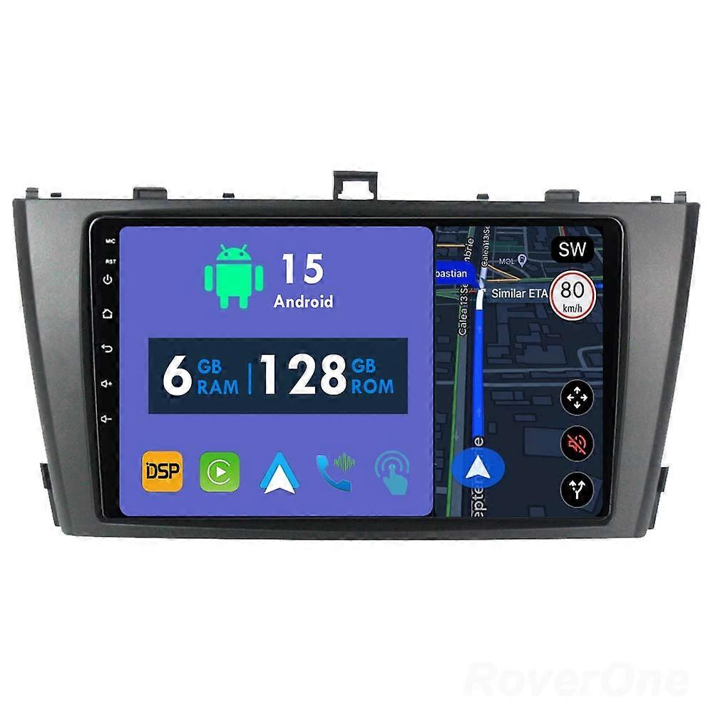 Car Radio 6G+128G CarPlay GPS Navigation Head Unit for Toyota Avensis 3 2008 - 2015 Android Auto Bluetooth Stereo Touch Screen