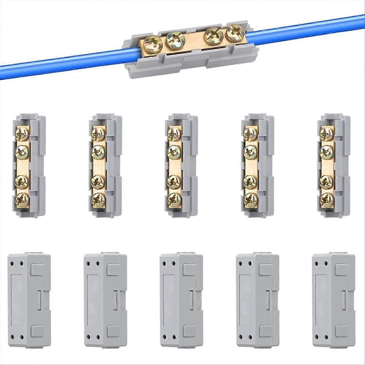 10 AWG Wire Connector Nut Kit, 60A Quick Wiring Connection Terminal