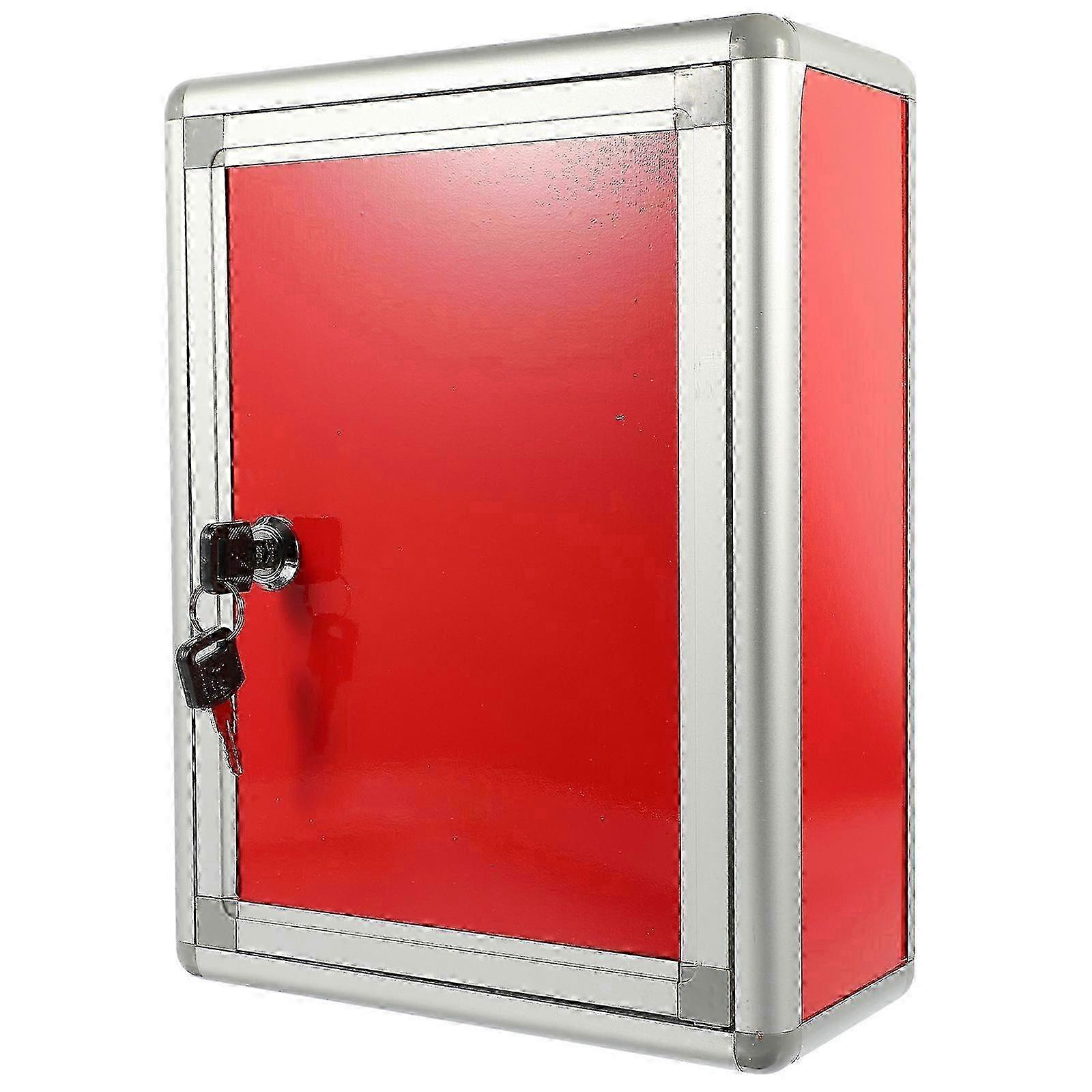 Wall Mount Mailbox Reusable Post Box Locking Letter Box Suggestion Box Collection Box