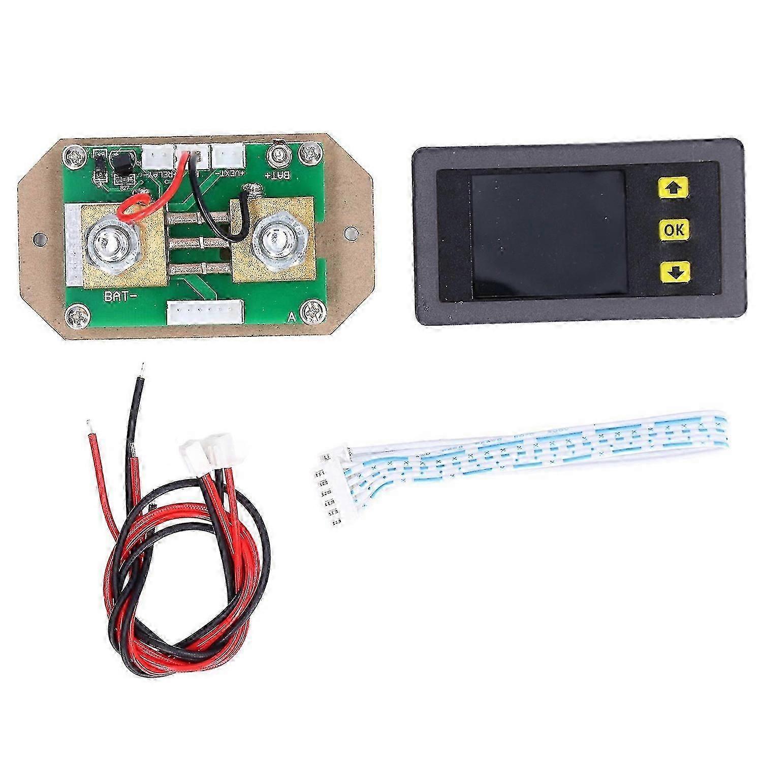 LCD Digital Power Meter Color Screen Current Voltage Temperature Multimeter with Communication