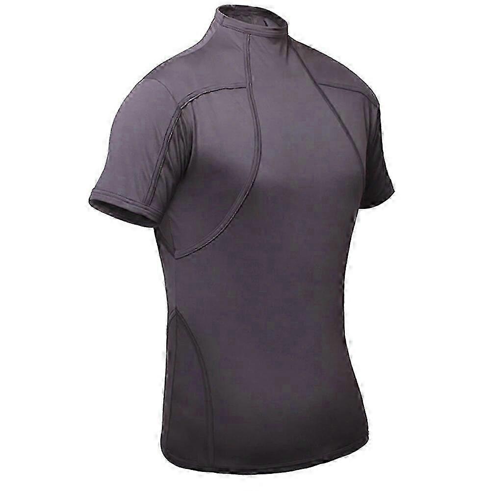 مقيم 4 ليون S كينيدي الشر تأثيري زي رمادي تي شيرت ليون جزيرة الموت تي شيرت عارضة الشارع للرجل بدلة هالوين