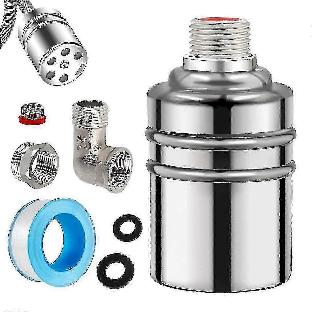 304 Stainless Steel Automatic Water Level Control Valve - Self-Operated for Auto-Fill and Shut-Off in 1/2In to 3/4In Pipes