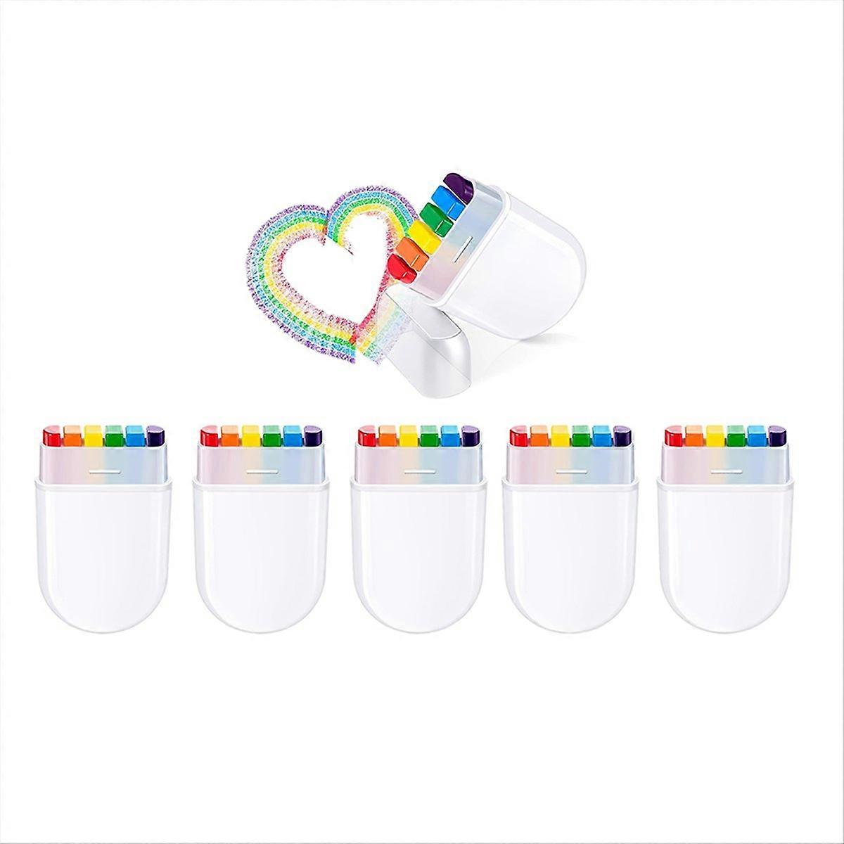 Face Body Paint Kit Rainbow Makeup Stick for Celebrations A