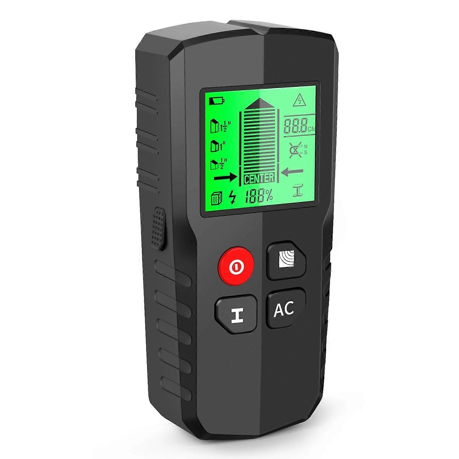 Stud Finder 5In1 Wall Scanner And Sensor For Wood, Metal And AC Live Wires Detection