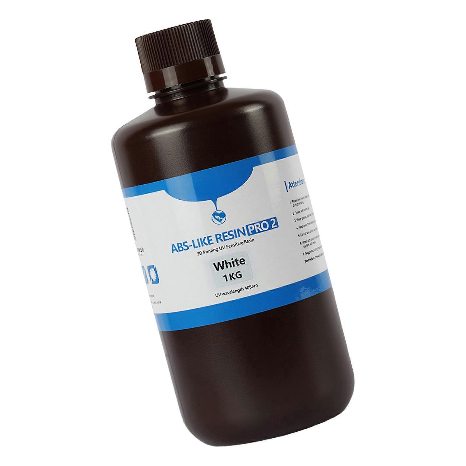 Όπως η υπεριώδης ρητίνη 405nm φωτονίων ABS για τους εκτυπωτές LCD 3D υγρή ρητίνη υπεριώδους εκτύπωσης ταχείας σκλήρυνσης για το μονό φωτόνιο 2 αξεσουάρ λευκό