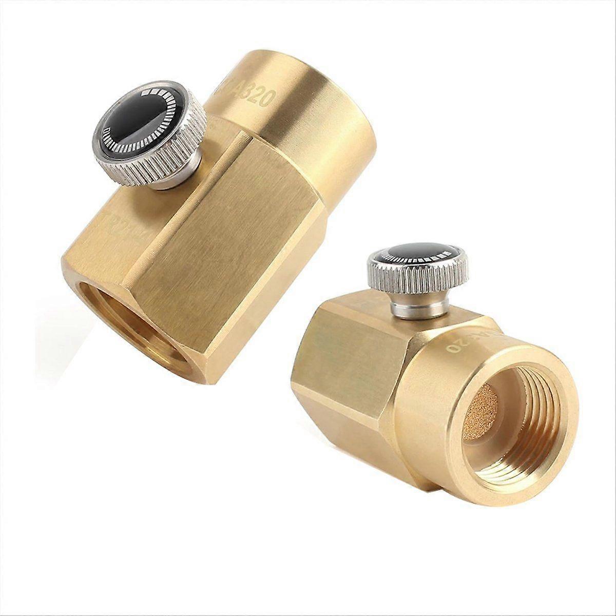 2pcs Soda Refill Bottle Co2 Adapter Refills Connector Kit for CGA320 to TR21-4,Soda Machine Soda Bo