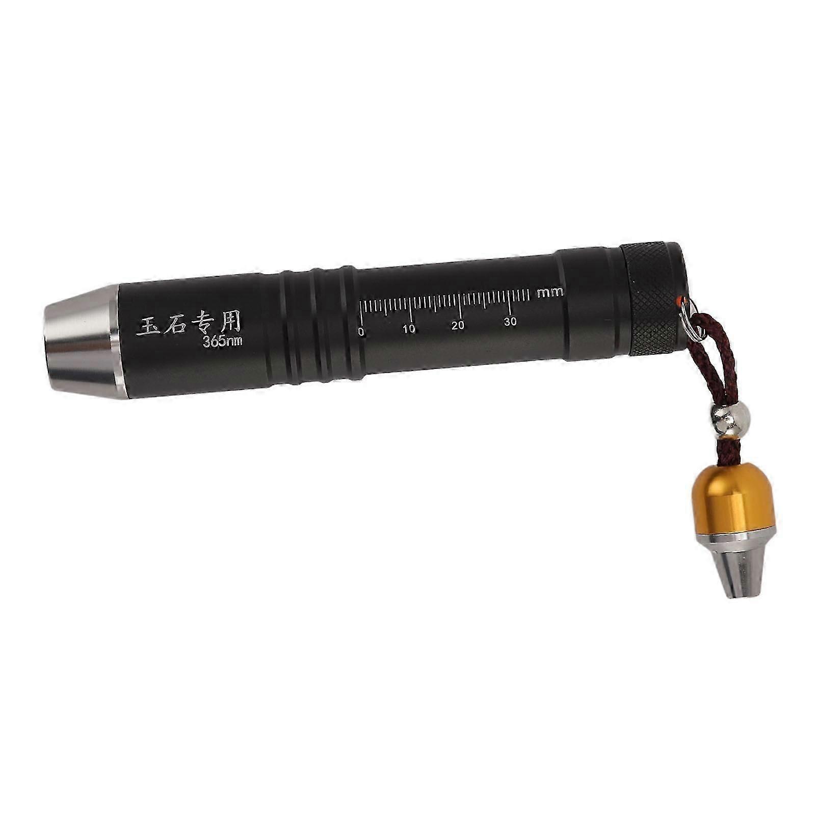 Identification Flashlight Small Diameter Triple Light Source Prevent Counterfeit Jade Appraisal Light for Jewelry