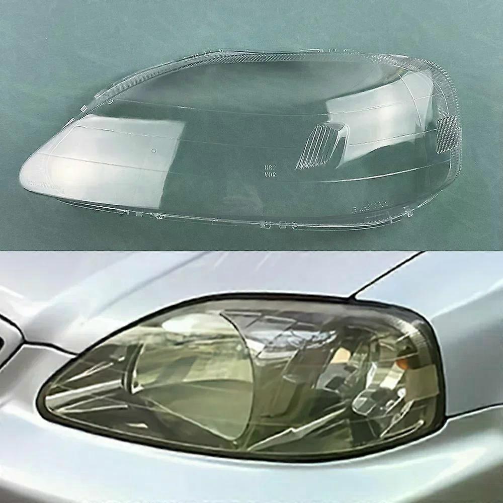 For Honda Civic 1999-2001 Front Headlamp Lamp Cover Headlight Shell Transparent Lens Replace The Original Lampshade Plexiglass