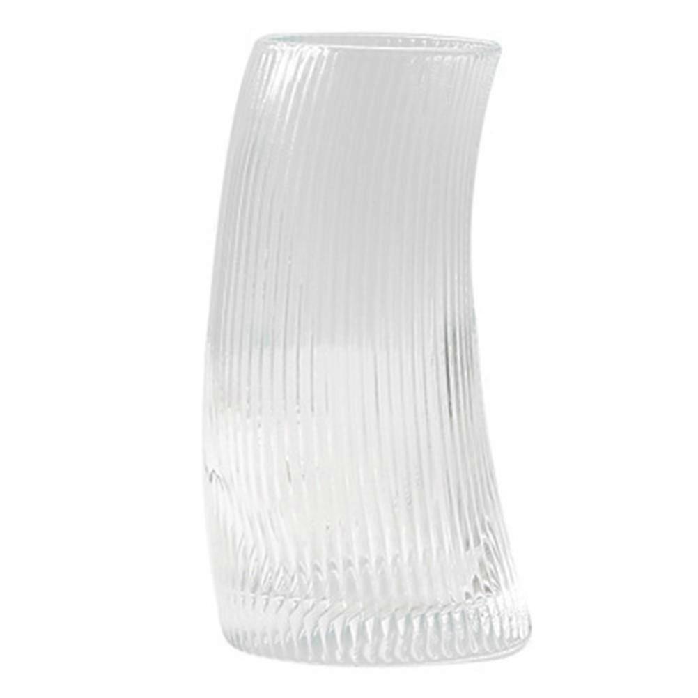 Crescent-Shaped Cup Glass Cup for Home Drinking 1Pcs