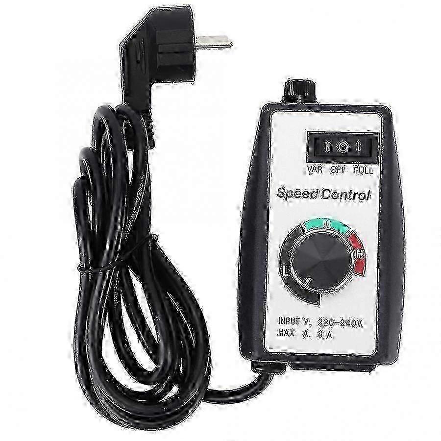 w Hr-8a Stepless Motor Speed Controller Universal Duct Fan Governor Switch Dimmer Electric Adjustable Speed Regulator Eu Plug 230v b hk