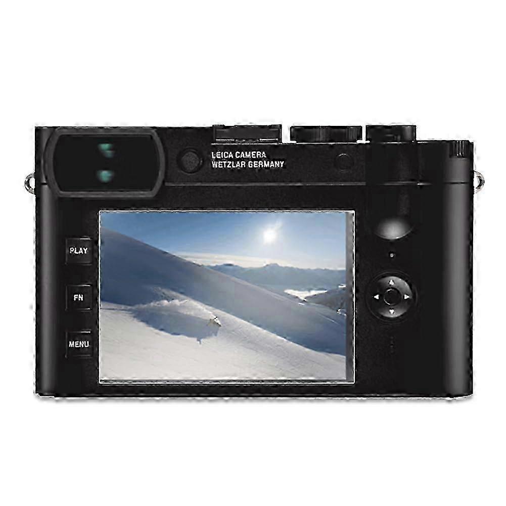 2-Pack of High Definition, Scratch Resistant, Tempered Glass Screen Protectors for Leica Q2 & Q3 Cameras with easy installation