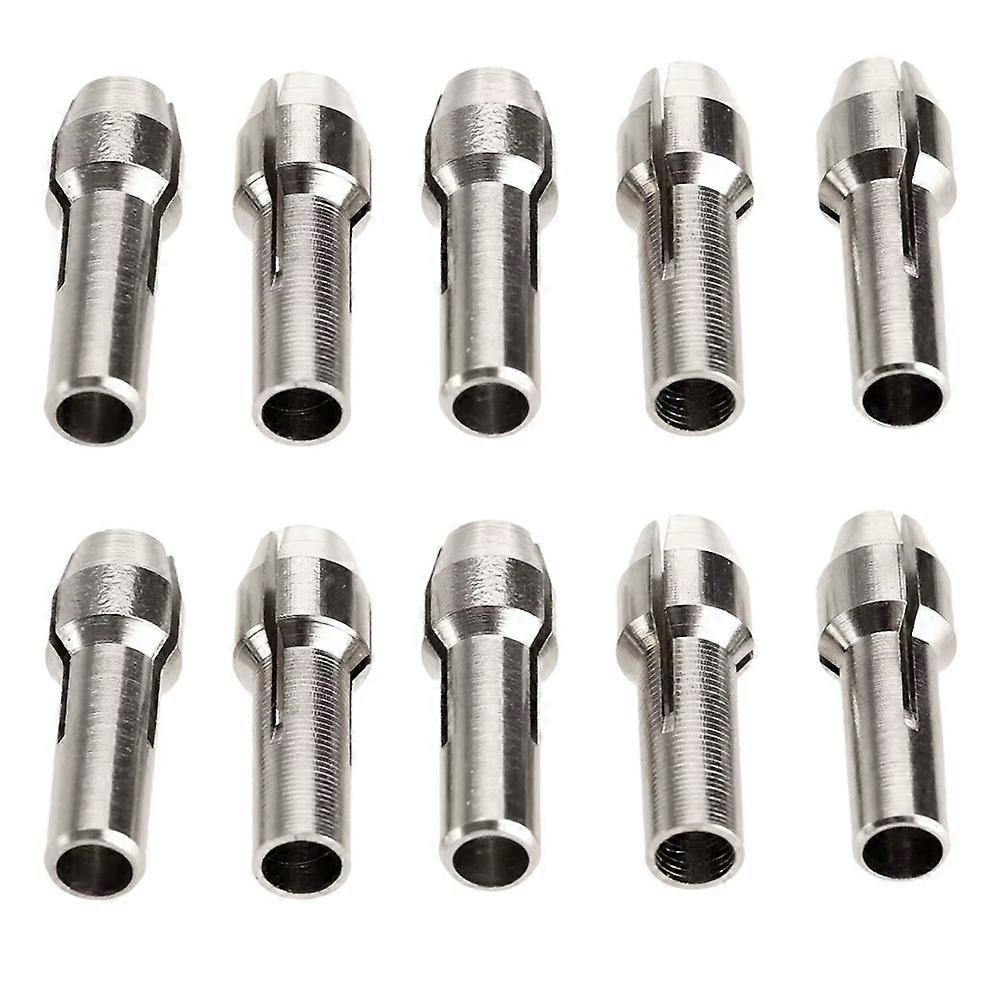 Mini Drill Chuck 1/8inch (3.2mm) Diameter Mini Drill Bit Chuck for Dremel Rotary Tools Power Tool Accessories 10 Pack
