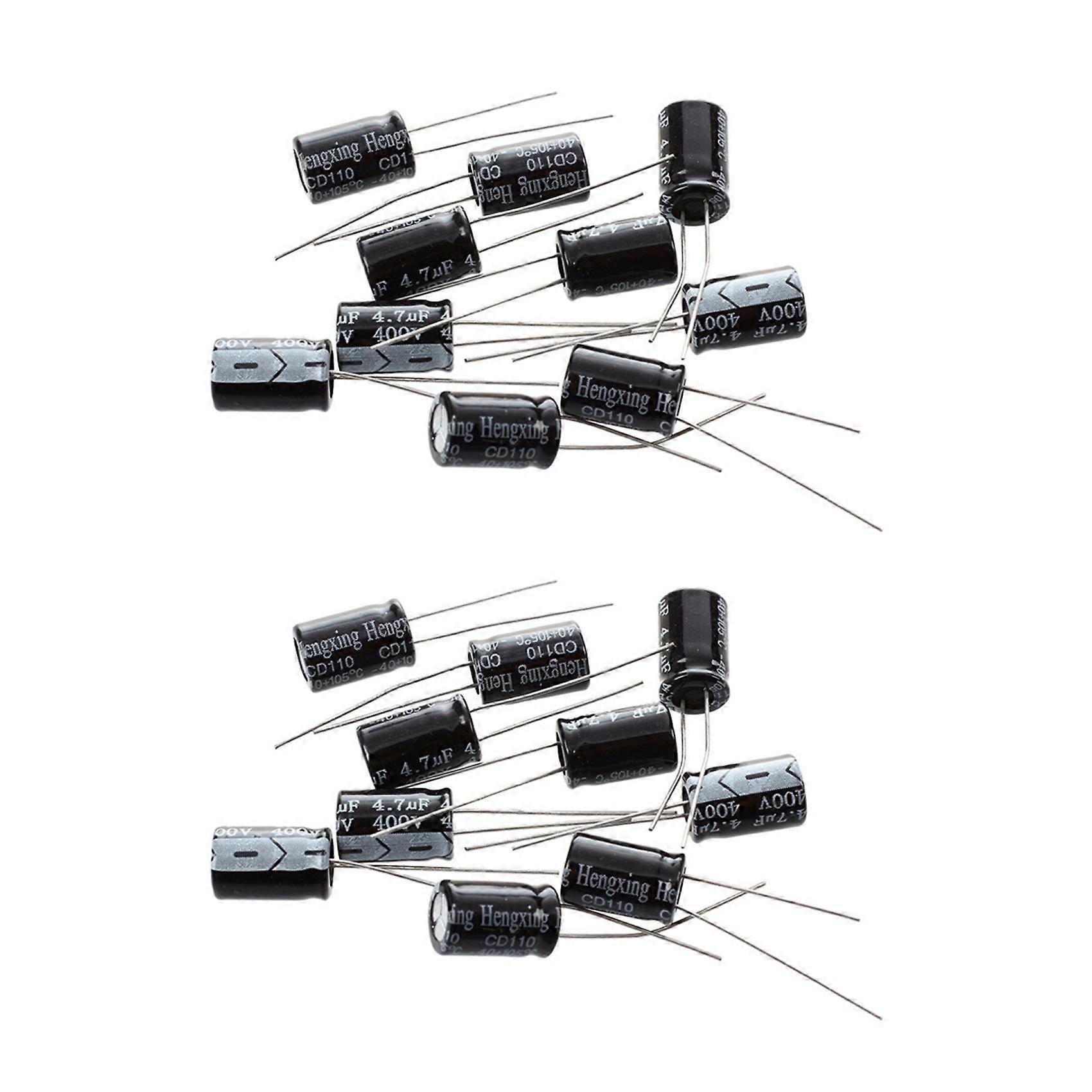 20 x 4.7UF 400V 105C Radial Electrolytic Capacitor 8X12M