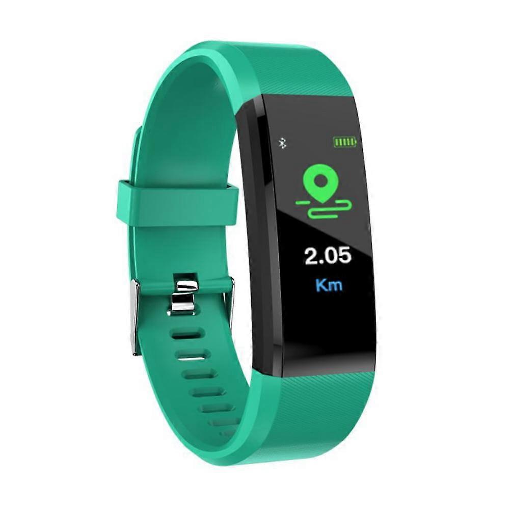 Fitness Tracker, ID115 Smart Bracelet Bluetooth Call Remind Smart Watch Pedometer Activity Tracker,Green