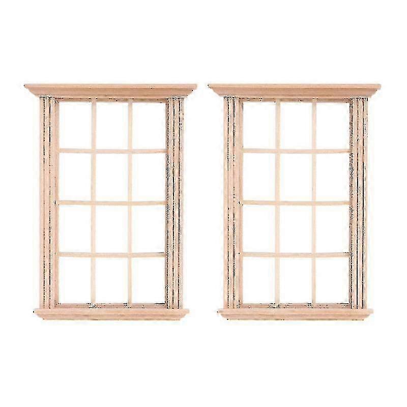 2er-Pack Mini-Fensterrahmenmodelle für den europäischen Markt