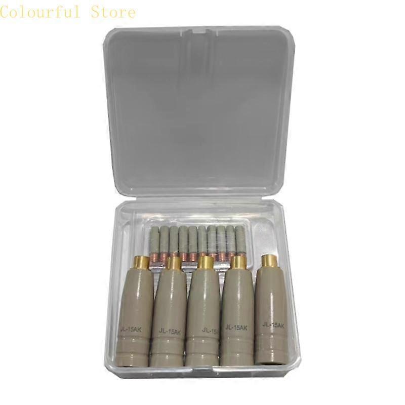 30pcs Thermal Optimized Welding Tips for 15AK MIG Torch Featuring Corrosion Resistant Coated Nozzles and Enhanced