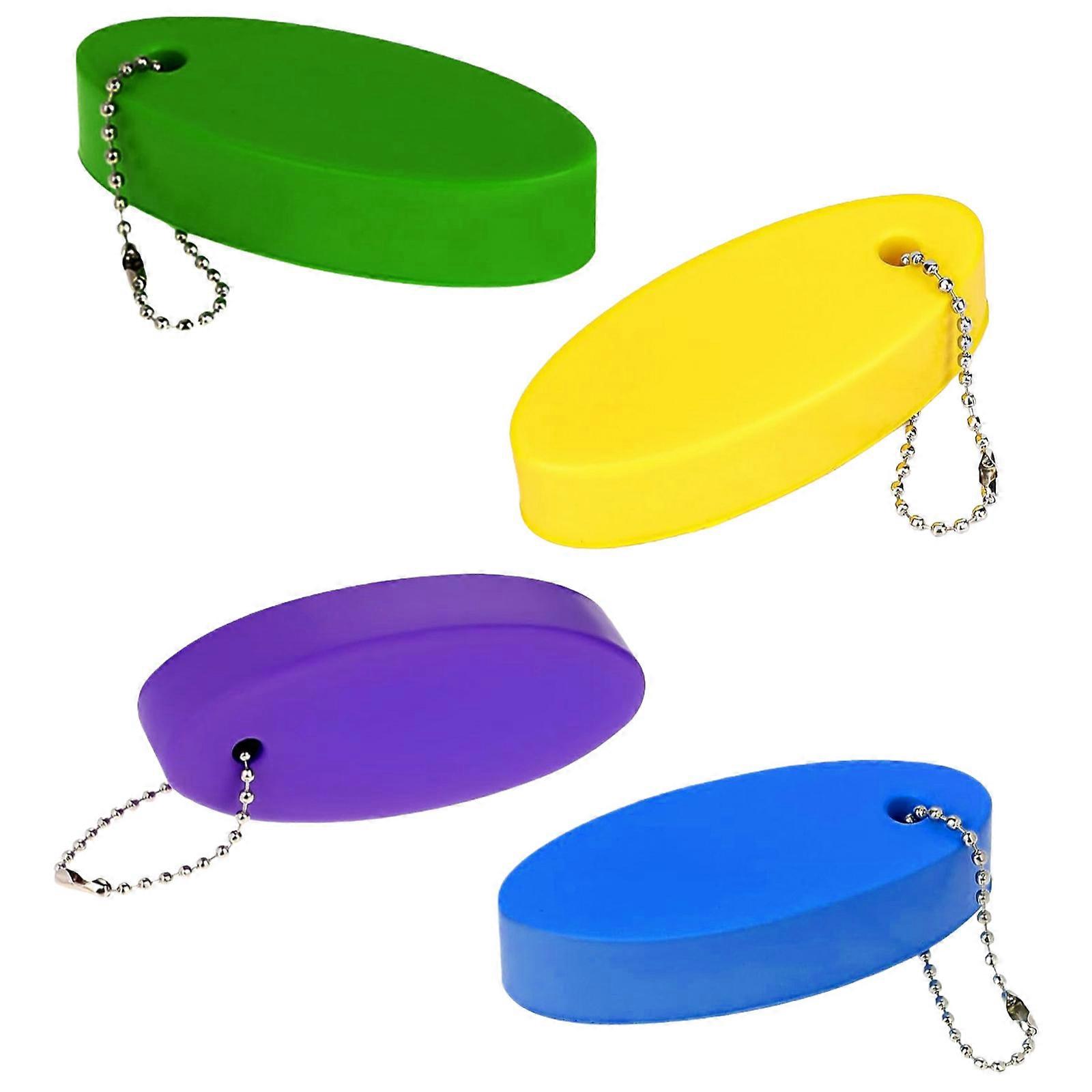 High Buoyancy PU Foam Key Chains Waterproof Floating Designs For Jet Skiing Diving Sailing Easy To Attach Detach Keys Multicolor