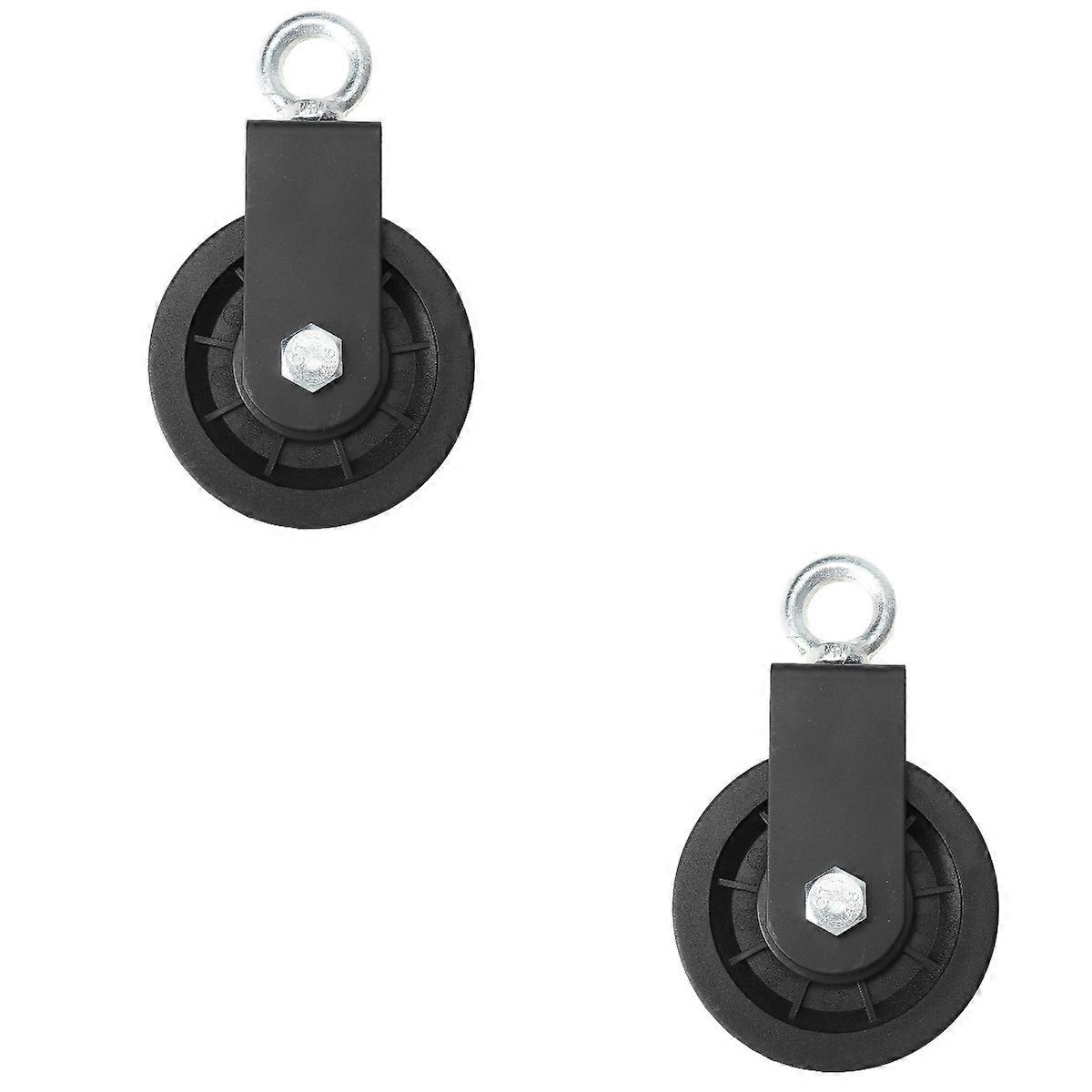 2pcs DIY Attachment Pulls Down Pulley Exercise Pulley Fitness Pulls Down Accessories