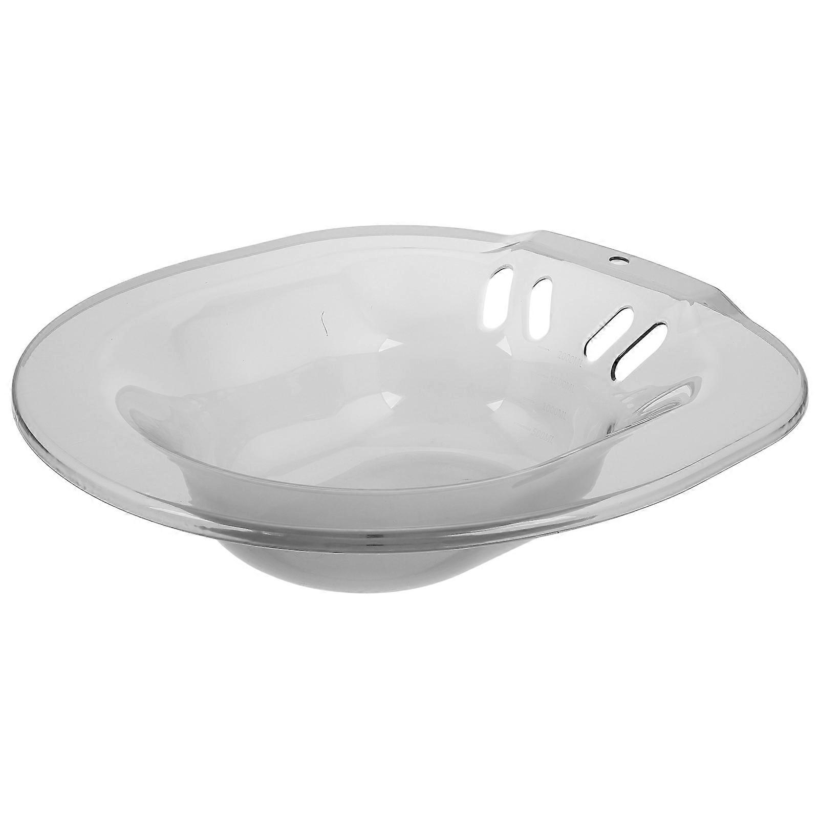 Sitz Bath Plastic Basin for Postpartum Grey 1 Piece