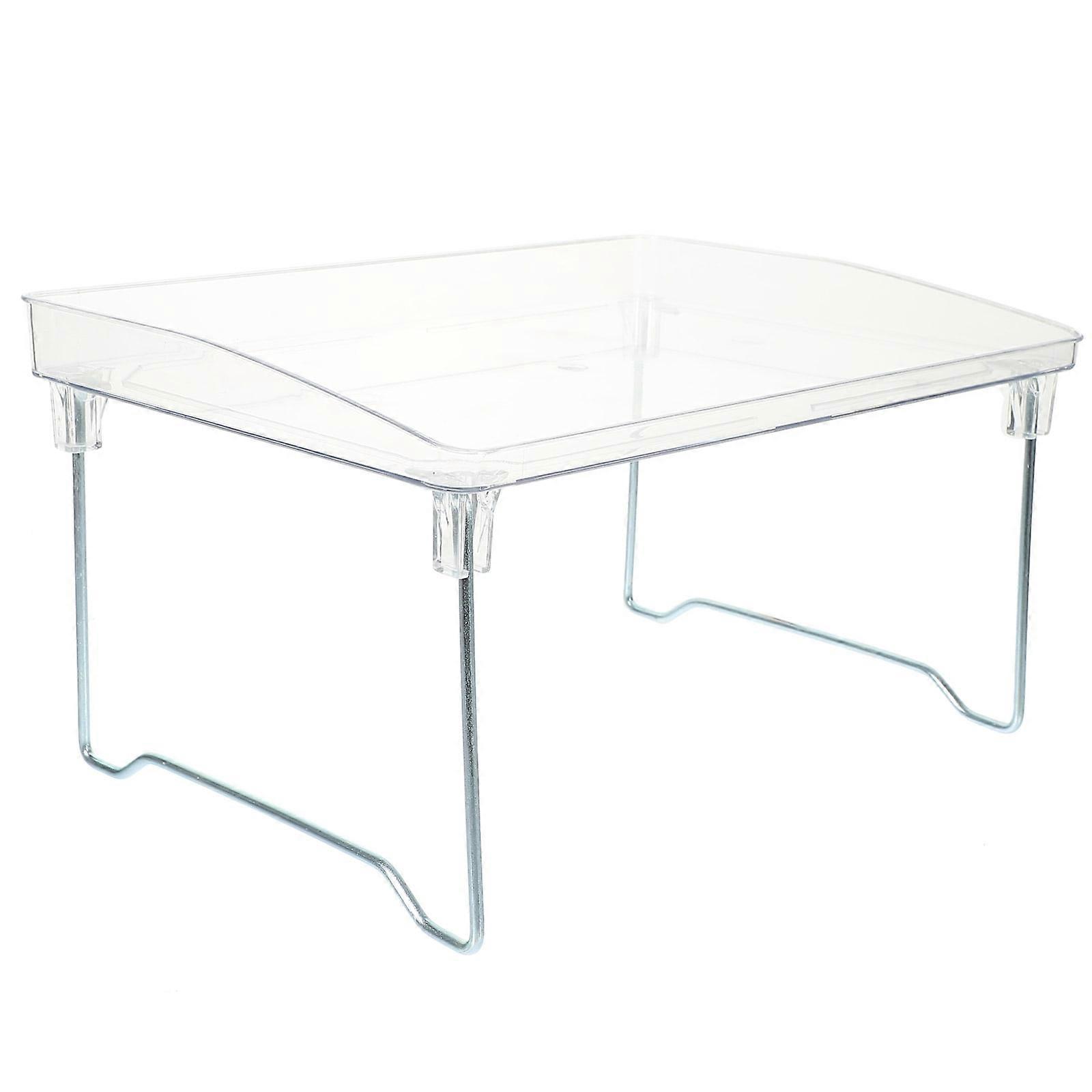 Clear Laptop Bed Stand Foldable Desk Portable Lap Holder