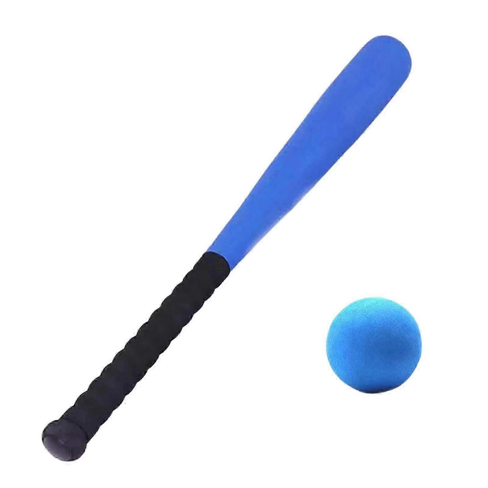 Kids Foam Baseball Bat and Ball Set T Ball Set for Learning Practice Exercise Blue