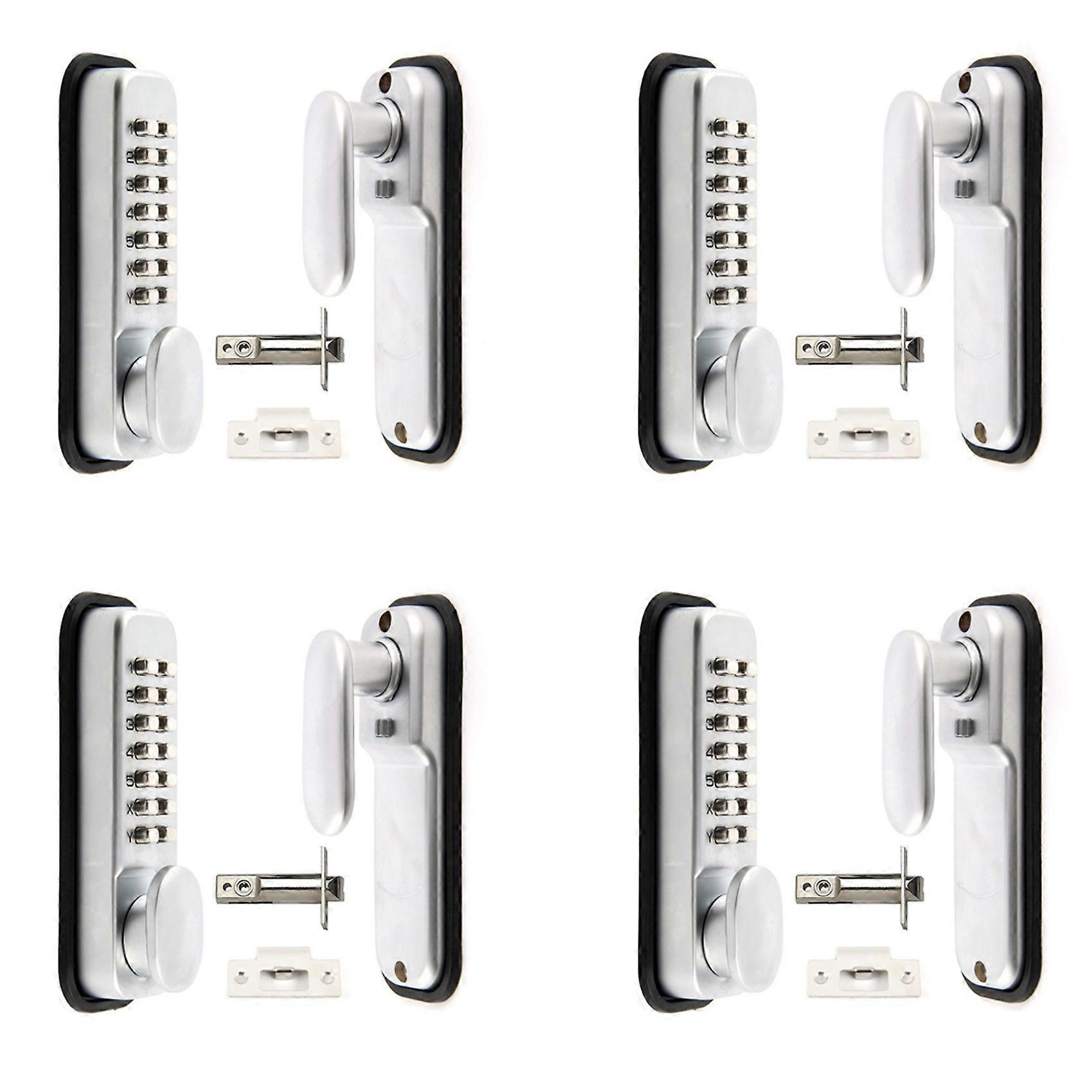 4X Digital Push Button Door Lock Key Pad Code Combination Access Mechanical Keyless