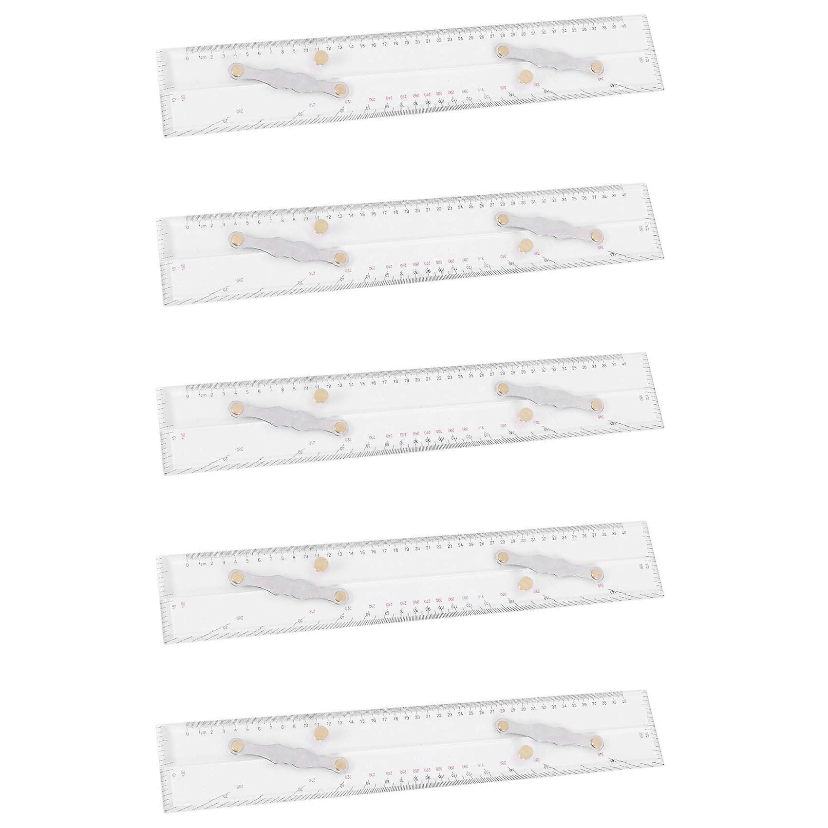 5X Marine Ruler Parallel Ruler Nautical Charts Parallel Ruler Mapping Points to Pull Parallel Ruler 450MM