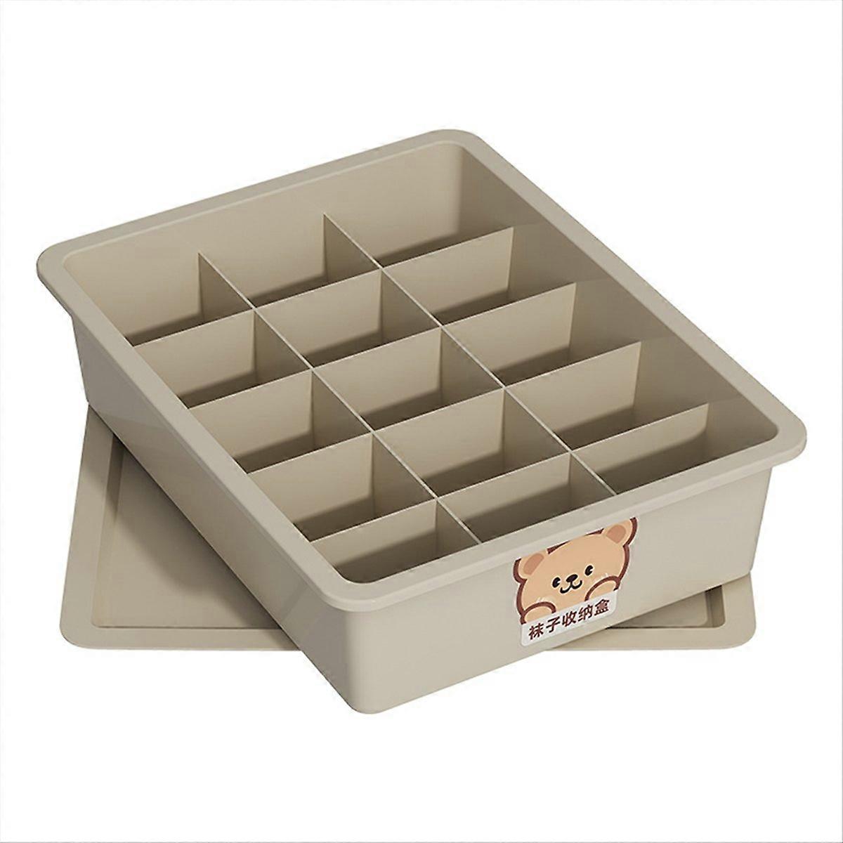 Large Capacity Storage Box for Wardrobe Organization for Underwear,