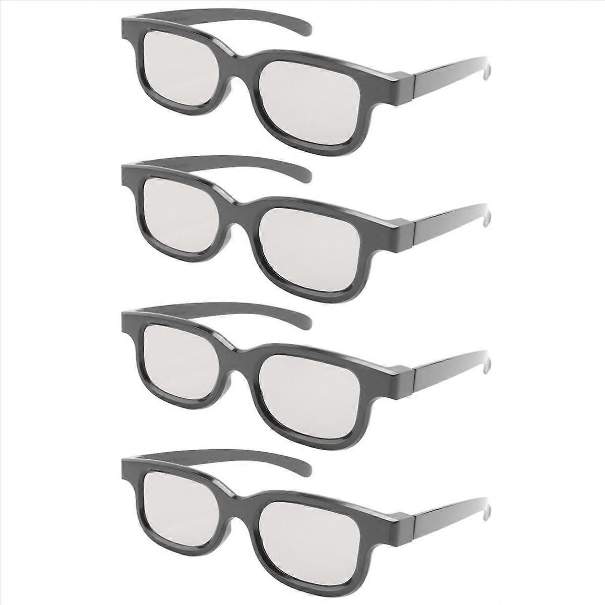 4Pcs Polarized Passive 3D Glasses for Cinema IMIX Screen