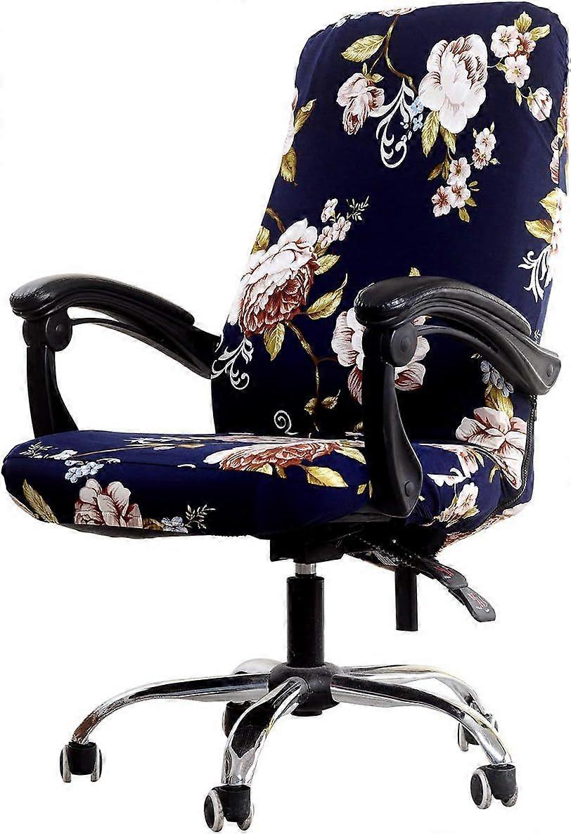 Printed Office Chair Covers, Stretch Computer Universal Boss Modern Simplism