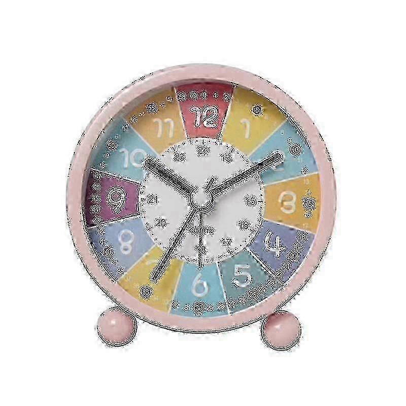 Educational Silent Wall Clock - Time Teaching Decor for Bedrooms