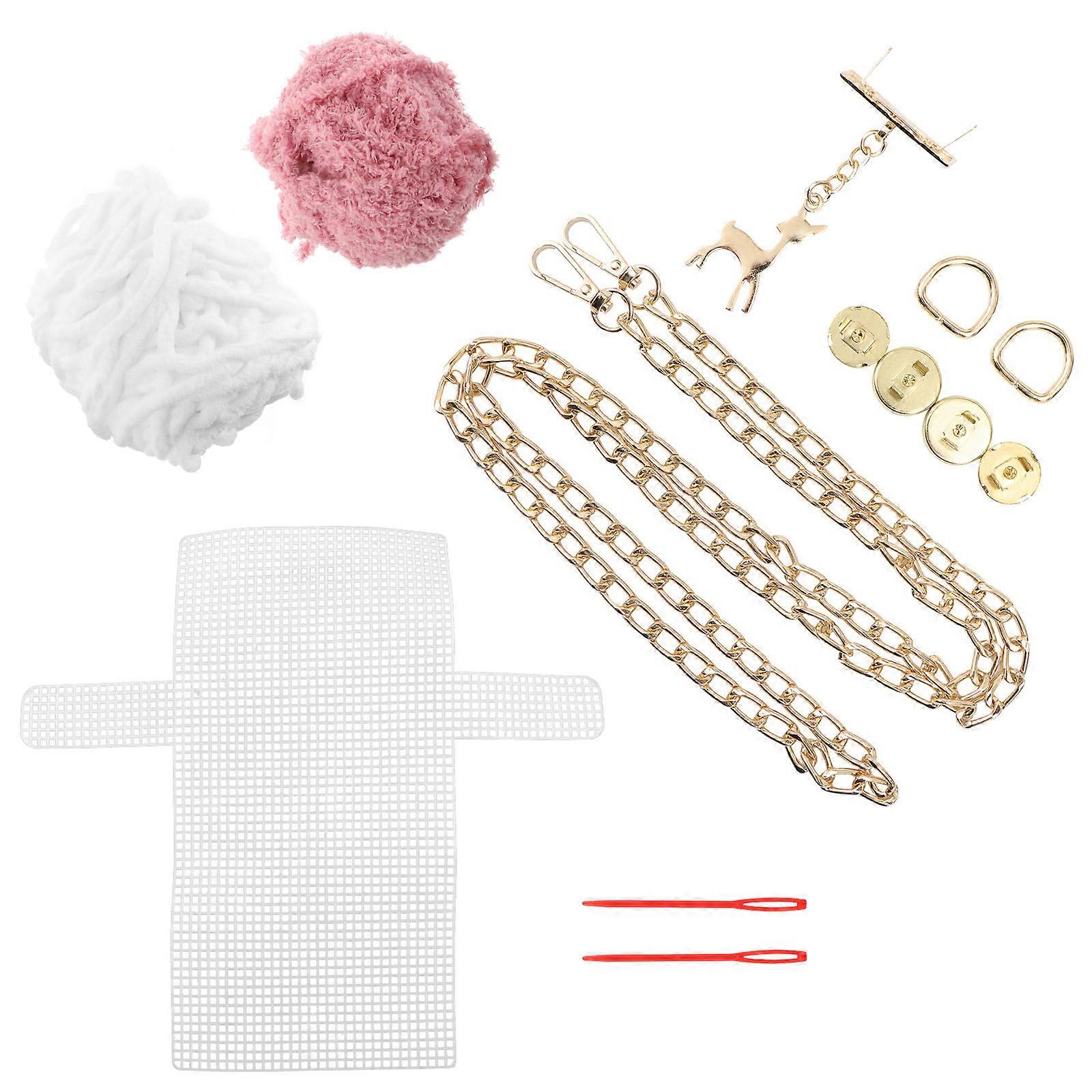 1 Set DIY Cross Stitch Purse Material Kit Practical Handmade Accessory