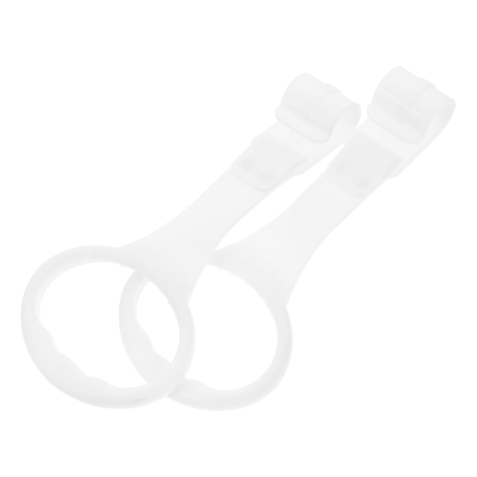 Nursery Pull Up Rings for Training 10Pcs White Hanging Rings