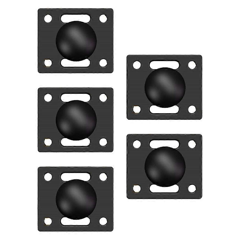 1-Inch 25mm Ball Head Base with Square Ball Plate Bracket, Industrial Control Screen Bracket Double Socket Arm