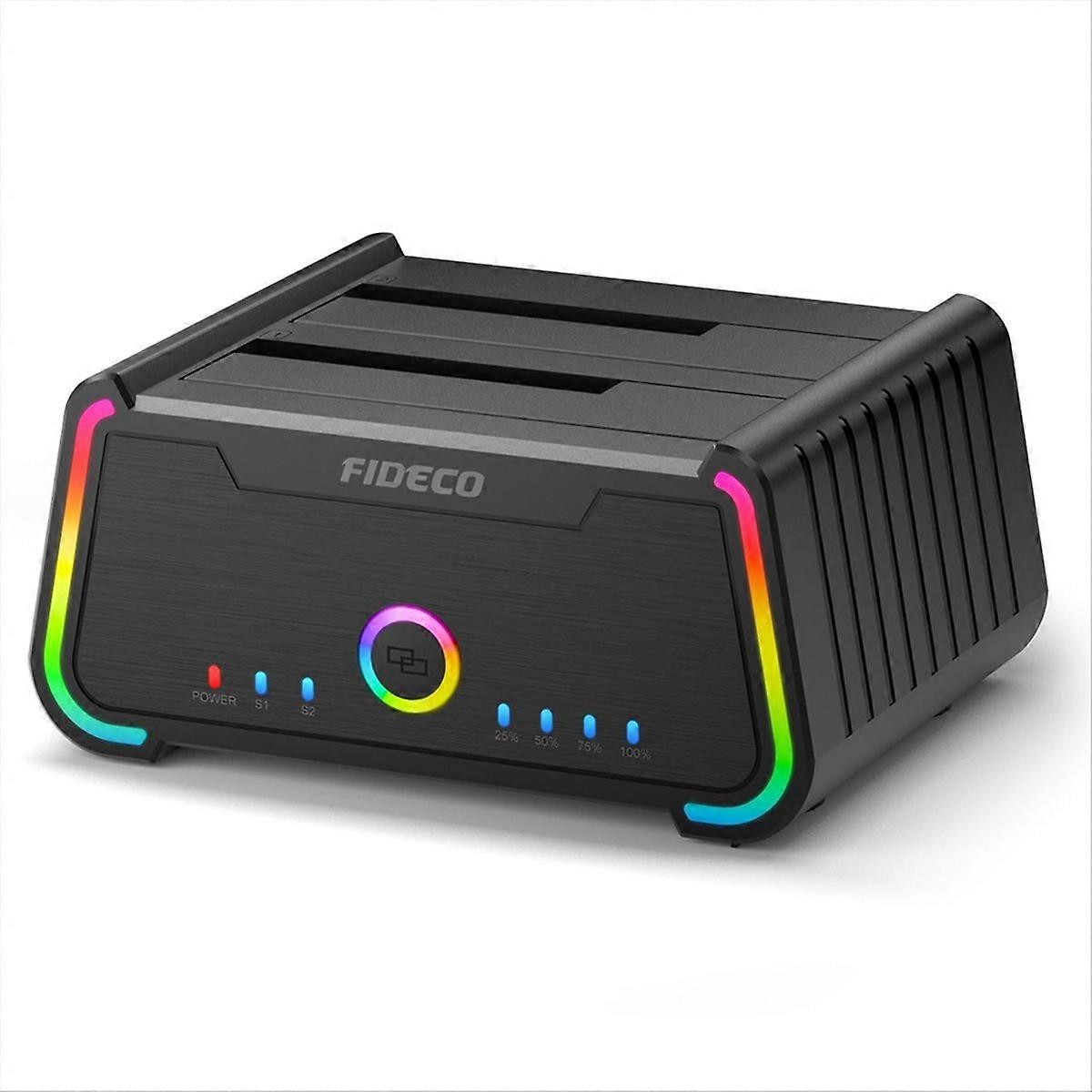  Stație de andocare pentru hard disk USB 3.0 cu două compartimente Priză UE