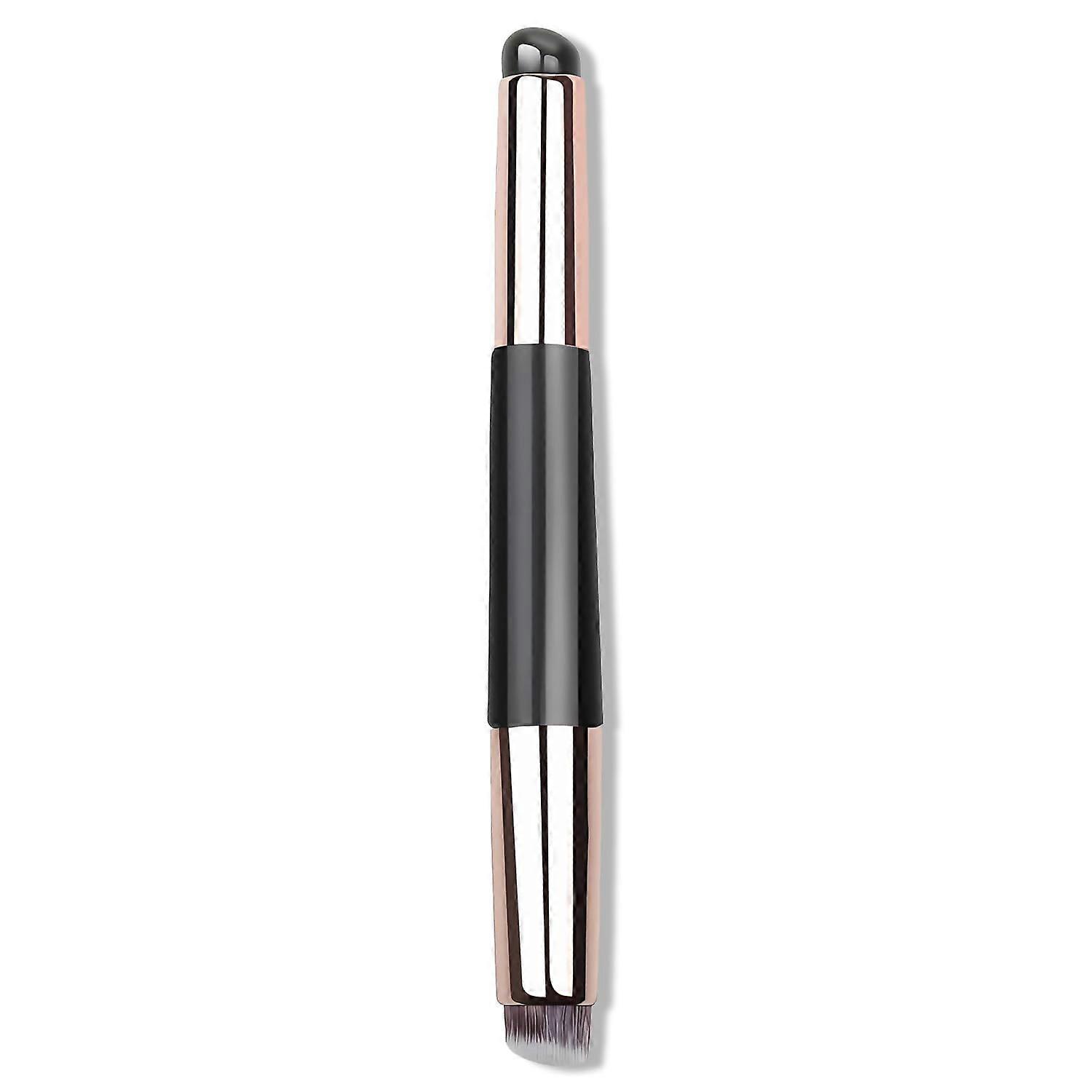Dual Ended Silicone Makeup Brush with Precision Tips for Foundation Contour and Travel Use