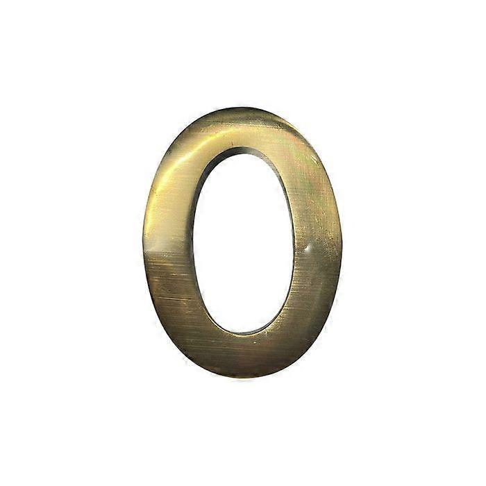 Husnummer 0 Messing Puli 10cm Usynlig Befæstning