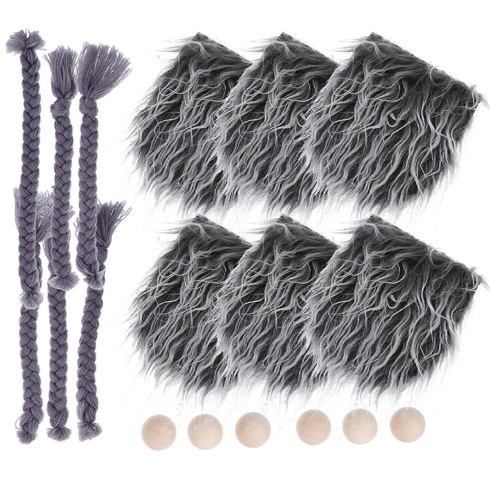 DIY Gnome Beard Gnome Beards Set for Doll Decoration 5Sets