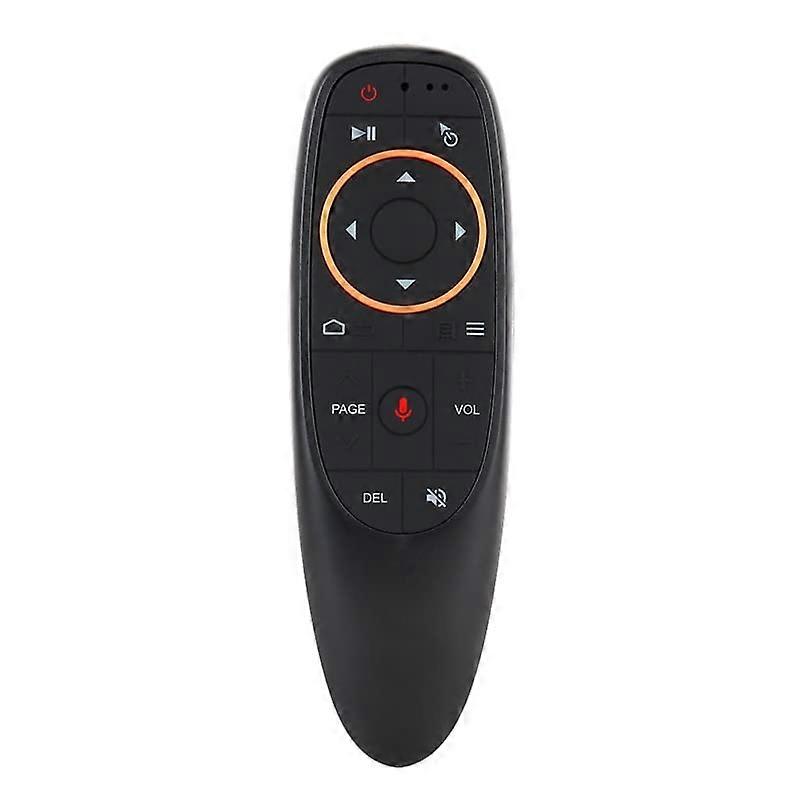G10 G10S Air Mouse Voice Remote 2.4G Wireless IR Learning Voice MIC for TV Box HK1 Pad Black