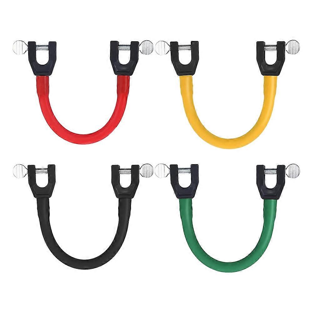 Ski Tip Connector Trainer Skiing Training Wedge Aid for Beginners Snow Training, Assorted Colors 4 Pieces