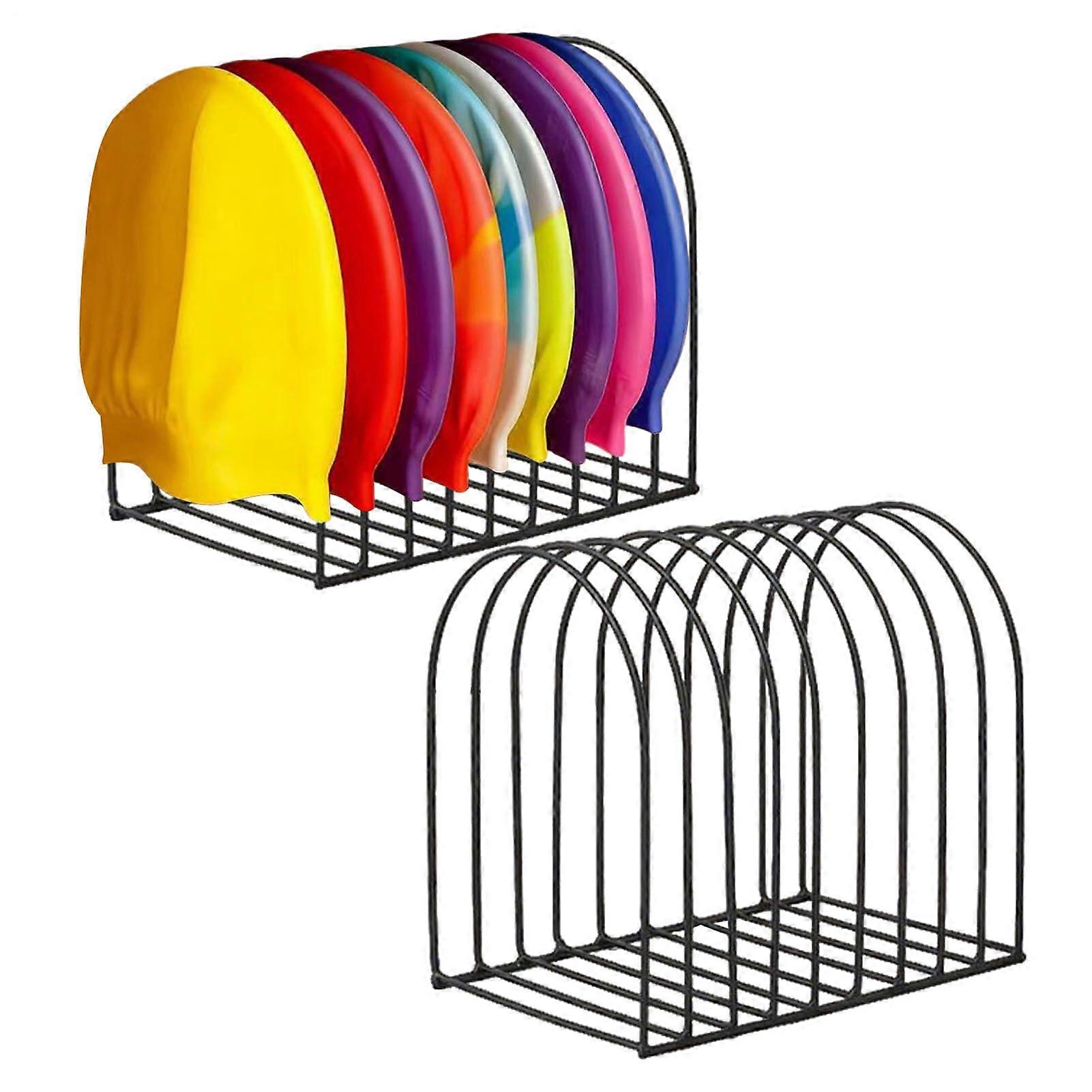 Beanie Holder Hat Organizer with SpaceSaving Vertical Design and Durable Iron Stand for Closet