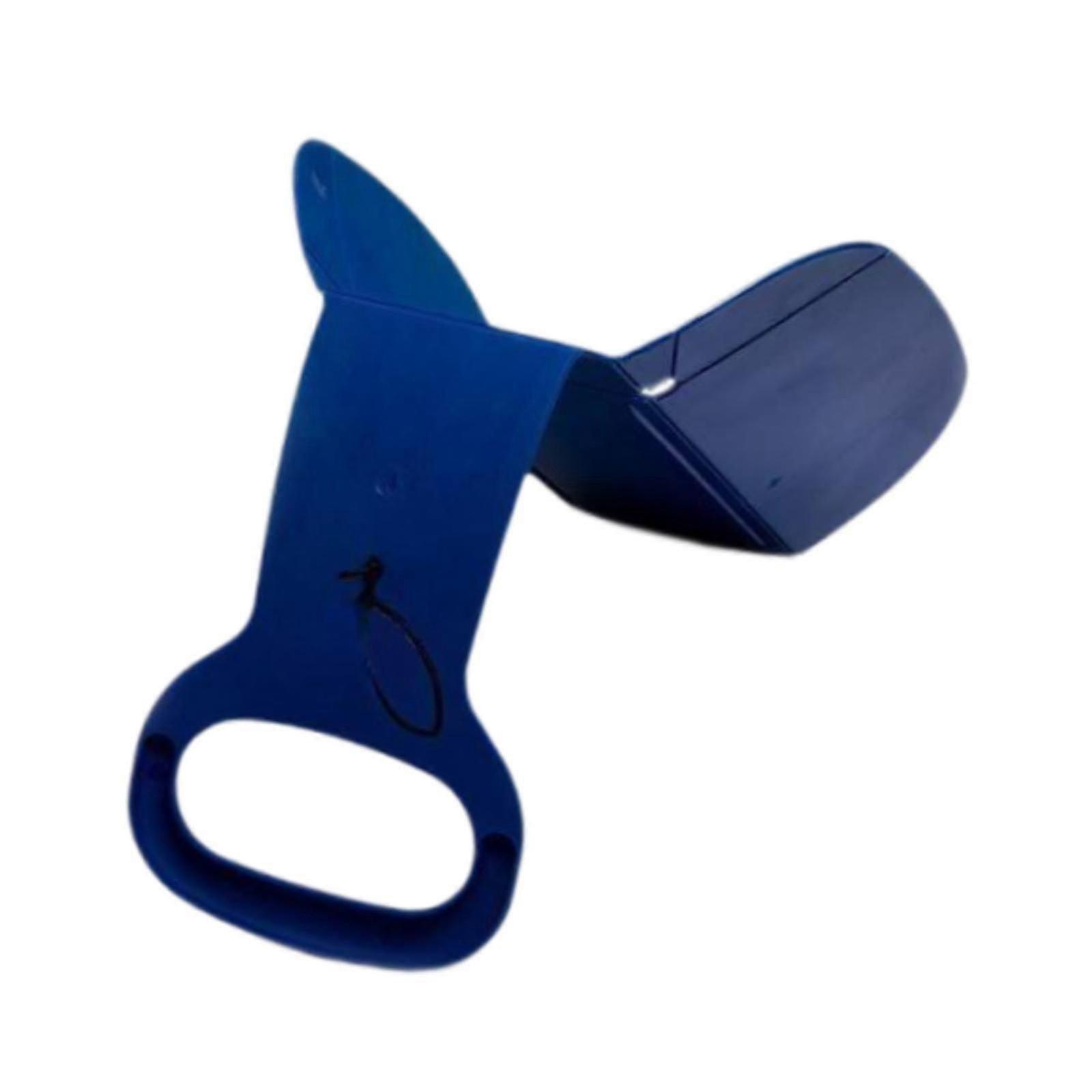 Snow Sled Grass Sliding Sled Winter Gift Practical Snow Sledge Snow Sledding Blue