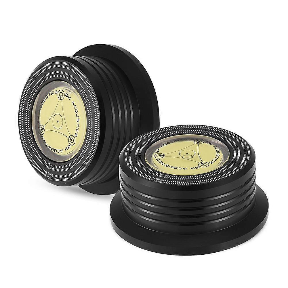 Record Stabilizer Turntable Weight with Precision Bubble Level for Enhanced Vinyl Sound Clarity