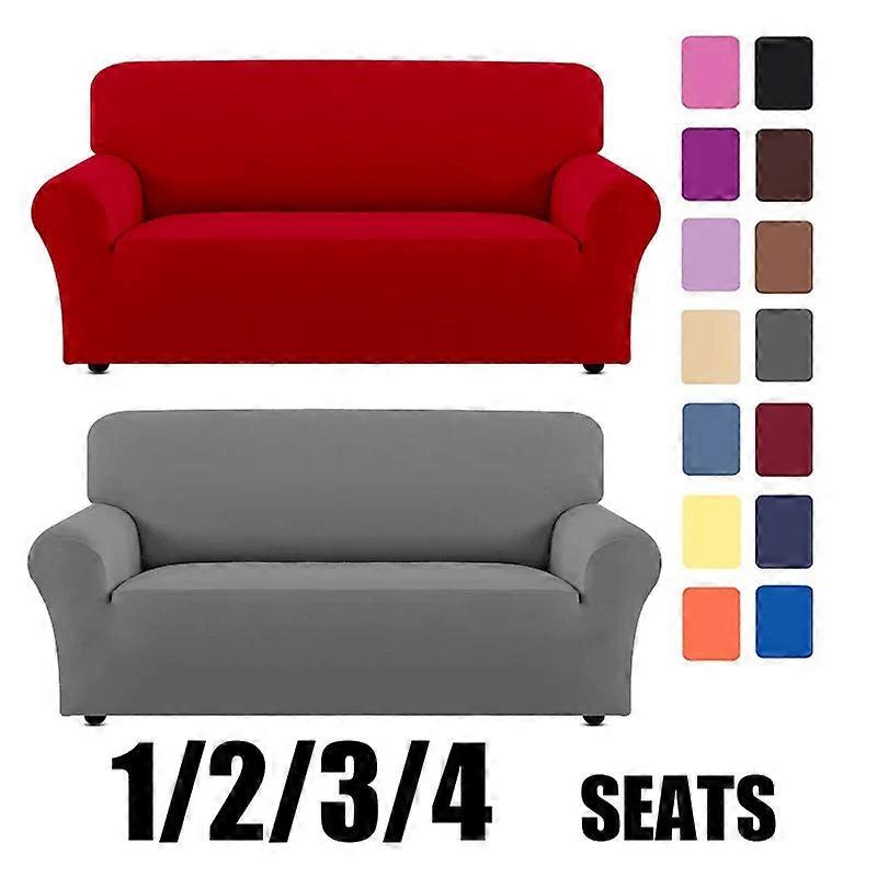22 solide farger Funda sofa elastica 1 2 3 4 seters sofa sjeselong