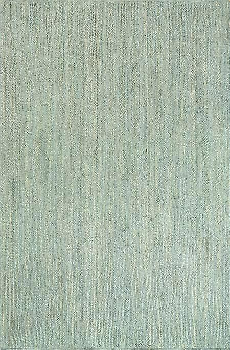 Green Jute Braided Area Rug