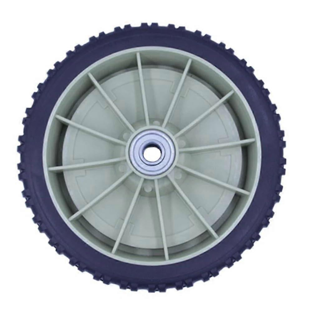 Universal 19.5cm Replacement Lawn Mower Wheel Durable Rubber for Hand Push Garden Tool