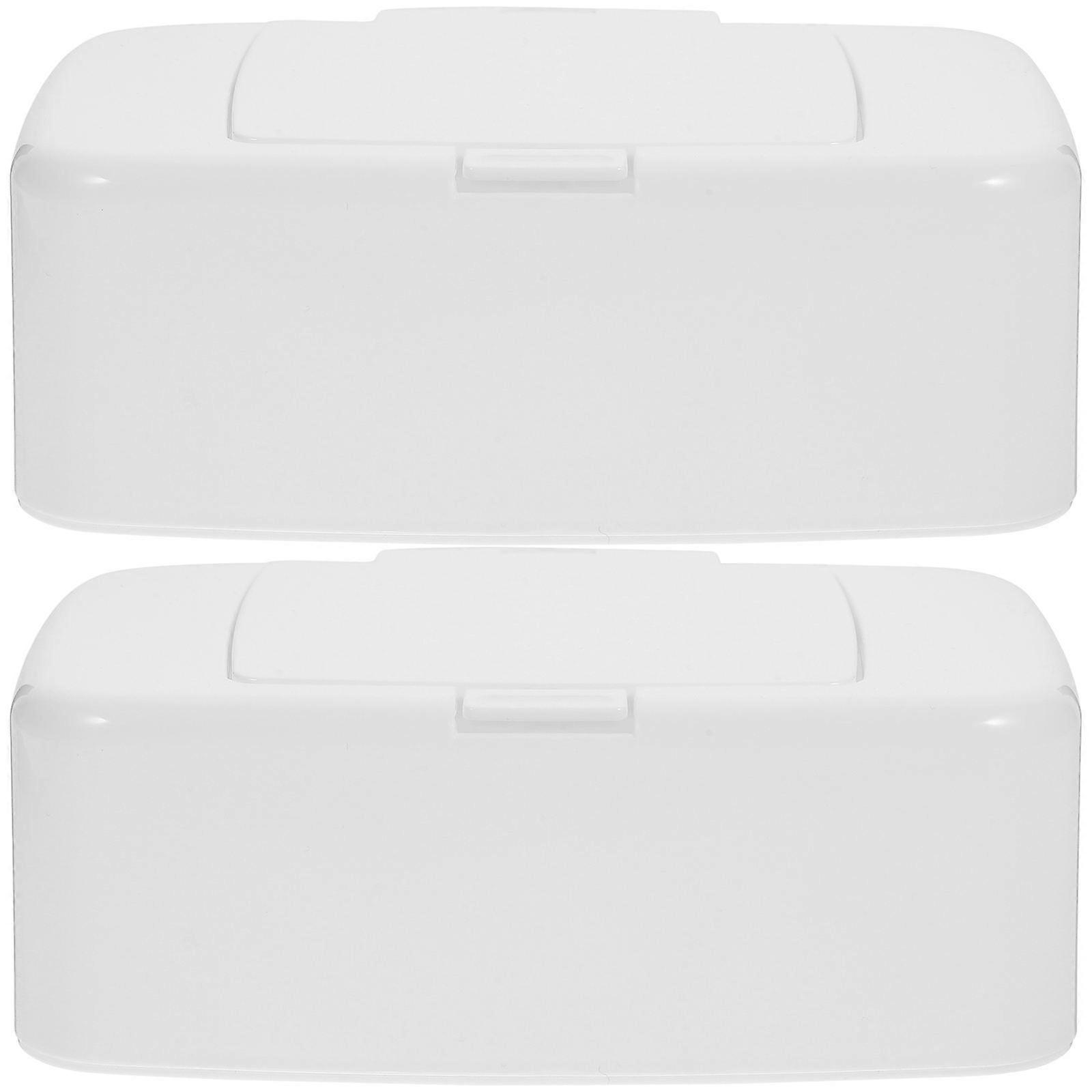 Wipes Container Wet Wipes Dispenser for Storage 8Pcs Refillable Wipe Holder